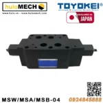 Van tiết lưu module TOYOKEI MSA-04, MSB-04 , MSW-04