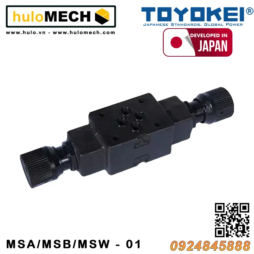 Van tiết lưu một chiều module TOYOKEI MSA/MSB/MSW - 01