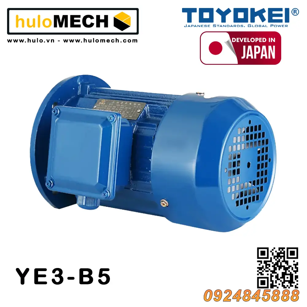 Động cơ điện 3 pha 380V/50Hz YE3-112AL/2.2kW-4kW TOYOKEI JAPAN / B14, B3, B34, B35, B5