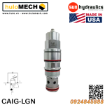 Van cân bằng áp suất cartridge SUN Hydraulics CAIG - LGN/LFN/LGV
