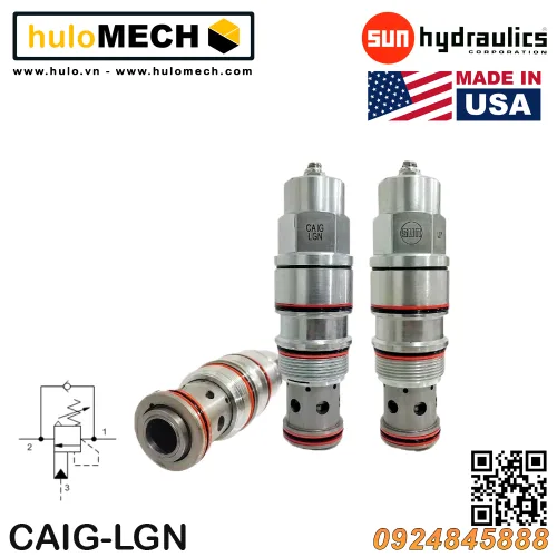Van cân bằng áp suất cartridge SUN Hydraulics CAIG - LGN/LFN/LGV