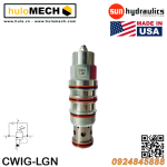 Van cân bằng áp suất cartridge SUN Hydraulics CWIG - LFN/LGN