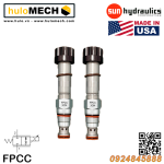 Van cân bằng áp suất cartridge SUN Hydraulics FPCC - XCN/XDN/MCN/MDN