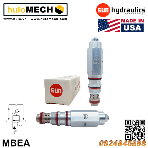 Van cân bằng áp suất cartridge SUN Hydraulics MBEA - LHN/LJN