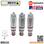 Van cân bằng áp suất cartridge SUN Hydraulics MBGA - LHN/LJN/XKN/XMN