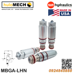 Van cân bằng áp suất cartridge SUN Hydraulics MBGA - LHN/LJN/XKN/XMN