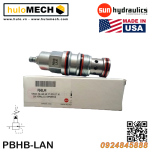Van cân bằng áp suất cartridge SUN Hydraulics PBHB - LAN/LCN/LBN/LWN/LDN/LEN/LNN/LQN/LKN/8DN/8WN