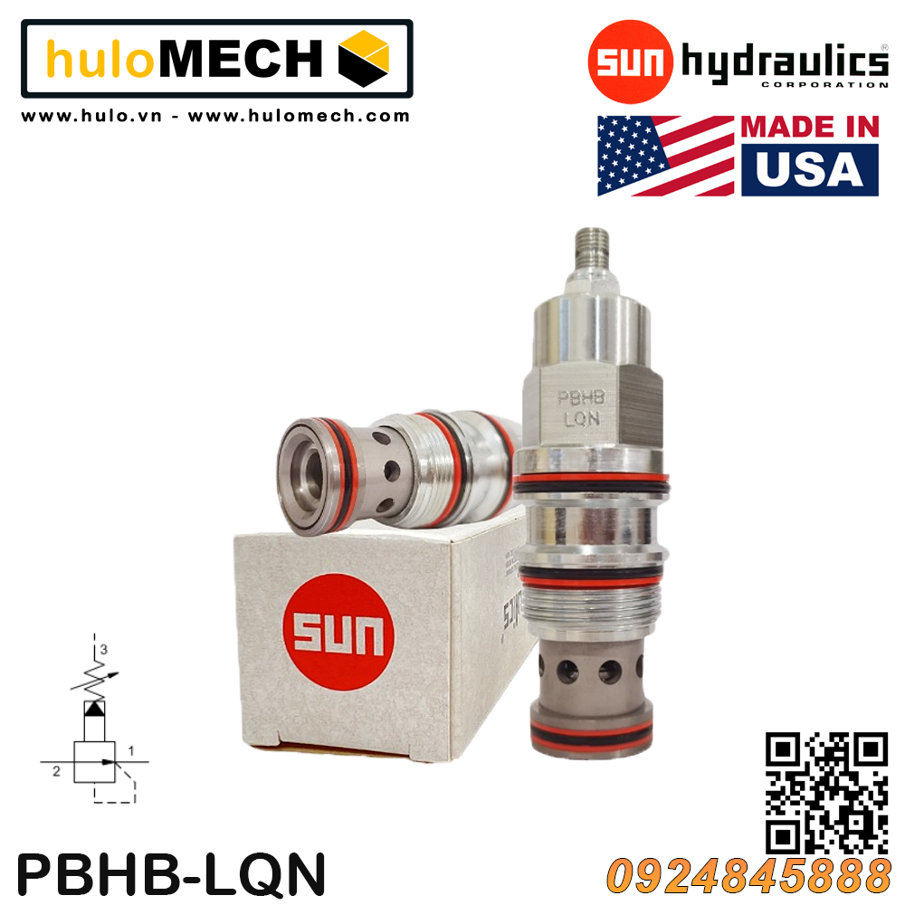 Van cân bằng áp suất cartridge SUN Hydraulics PBHB - LAN/LCN/LBN/LWN/LDN/LEN/LNN/LQN/LKN/8DN/8WN Van cân bằng áp suất cartridge SUN Hydraulics PBHB - LAN/LCN/LBN/LWN/LDN/LEN/LNN/LQN/LKN/8DN/8WN