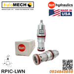 Van cân bằng áp suất cartridge SUN Hydraulics RPIC - LAN/LBN/LWN/LCN/LDN/LNN/8DN/8WN