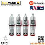 Van cân bằng áp suất cartridge SUN Hydraulics RPIC - LAN/LBN/LWN/LCN/LDN/LNN/8DN/8WN