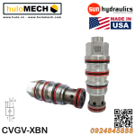 Van cân bằng áp suất cartridge SUN Hydraulics CVGV - XCN/XAN/XBN/XDN/XEN/LCN/XCN