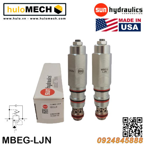 Van cân bằng áp suất cartridge SUN Hydraulics MBEG-LHN/LJN