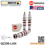 Van cân bằng áp suất cartridge SUN Hydraulics QCDB - LAN/LBN/LCN/LDN