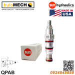 Van cân bằng áp suất cartridge SUN Hydraulics QPAB - LAN/LBN/LCN/LDN/KAN