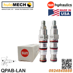 Van cân bằng áp suất cartridge SUN Hydraulics QPAB - LAN/LBN/LCN/LDN/KAN