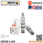 Van cân bằng áp suất cartridge SUN Hydraulics QPAB - LAN/LBN/LCN/LDN/KAN