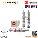 Van cân bằng áp suất cartridge SUN Hydraulics QPAB - LAN/LBN/LCN/LDN/KAN