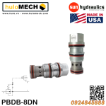 Van cân bằng áp suất cartridge SUN Hydraulics PBDB-LAN/LBN/LCN/LDN/LEN/LGN/LKN/LNN/LPN/LQN/8WN/8DN
