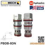 Van cân bằng áp suất cartridge SUN Hydraulics PBDB-LAN/LBN/LCN/LDN/LEN/LGN/LKN/LNN/LPN/LQN/8WN/8DN
