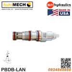 Van cân bằng áp suất cartridge SUN Hydraulics PBDB-LAN/LBN/LCN/LDN/LEN/LGN/LKN/LNN/LPN/LQN/8WN/8DN