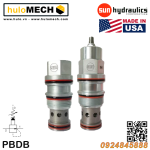 Van cân bằng áp suất cartridge SUN Hydraulics PBDB-LAN/LBN/LCN/LDN/LEN/LGN/LKN/LNN/LPN/LQN/8WN/8DN