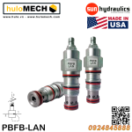 Van cân bằng áp suất cartridge SUN Hydraulics PBFB-LAN/LBN/LCN/LDN/LEN/LHN/LKN/LJN/LNN/LQN/LSN/8WN/8DN