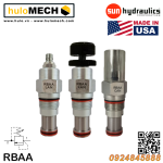 Van cân bằng áp suất cartridge SUN Hydraulics RBAA-LAN/LBN/LCN/LDN/LEN/LWN