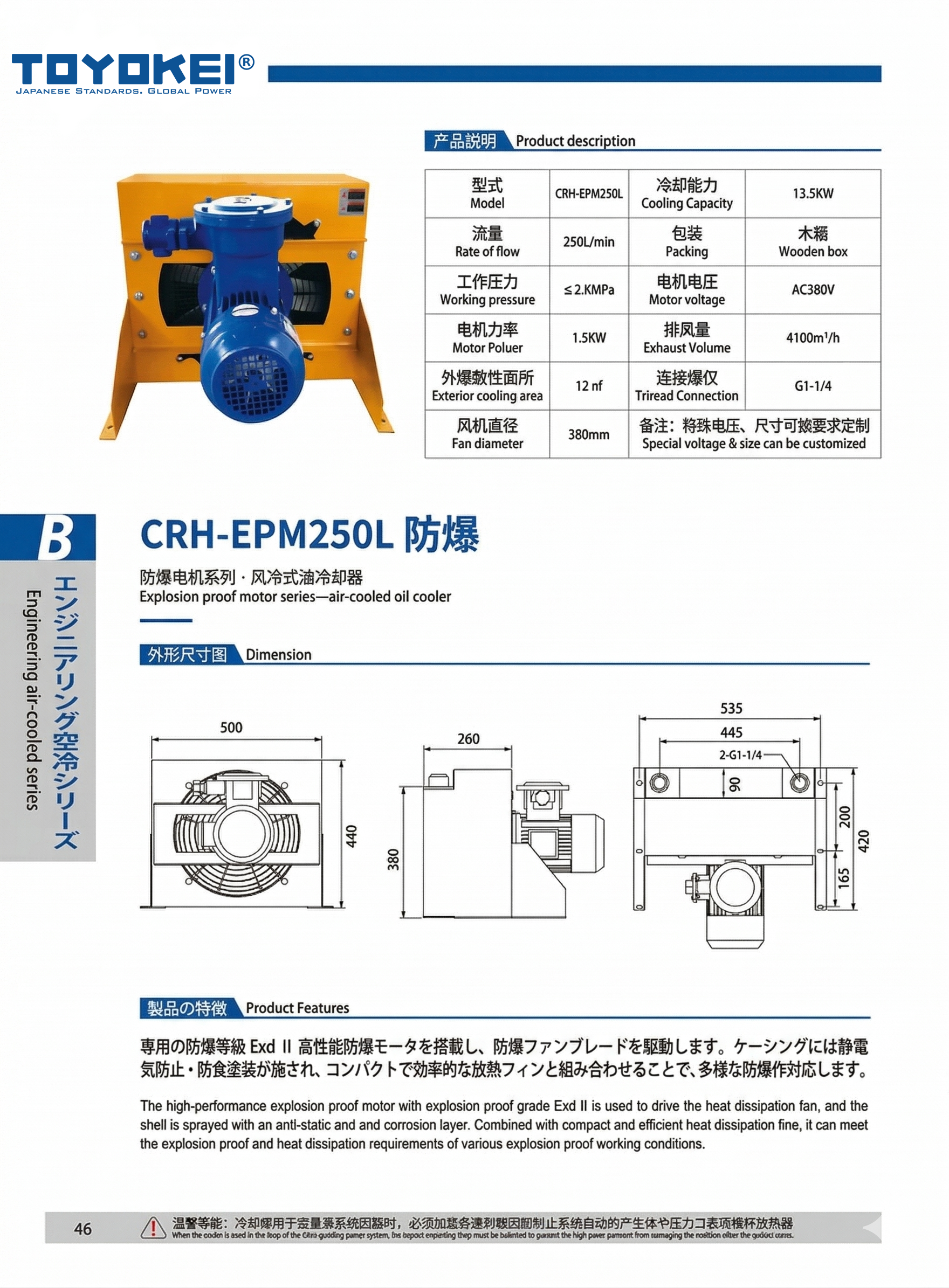 BỘ LÀM MÁT DẦU THỦY LỰC CRH-EPM150L/250L
